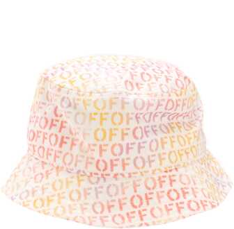 Accessories Off White Juniors Off Stamp Bucket Hat in Multi colour Gebroken wit - XXS/XS