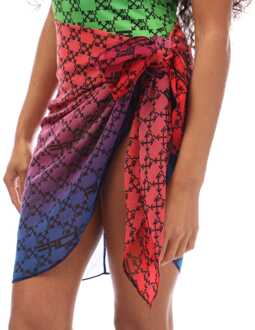 Accessories Off White Monogram Sarong in red black Rood