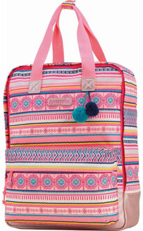 Accessorize rugzak pink stripe