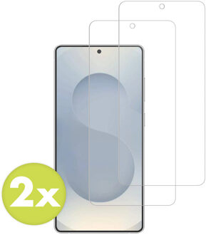 Accezz 2 pack glass voor Samsung Galaxy S25 Edge Smartphone screenprotector Transparant