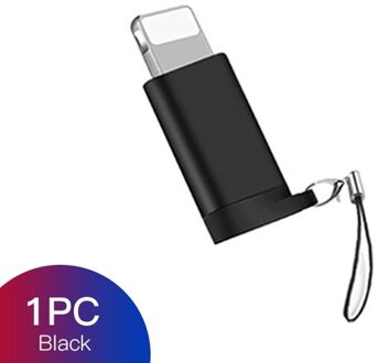 ! Accezz 4 Pc Otg Adapter Micro Usb Female Naar Verlichting 8 Pin Voor Iphone X Xs Max Xr 7 8 6S Plus Telefoon Data Sync Charger Converter 1stk