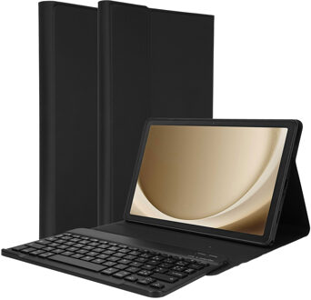 Accezz AZERTY Bluetooth Keyboard Bookcase voor de Samsung Galaxy Tab A9 Plus Zwart - One size