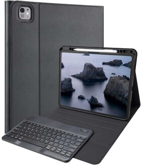 Accezz Bluetooth Keyboard Bookcase voor de Apple iPad Pro 13 (2025) M5 / (2024) M4 - QWERTY - Zwart