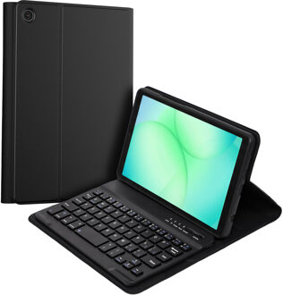 Accezz Bluetooth Keyboard Bookcase voor de Samsung Galaxy Tab A11 - QWERTY - Zwart - 8.7