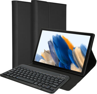 Accezz Bluetooth Keyboard Bookcase voor de Samsung Galaxy Tab A8 - QWERTY / NL - Zwart - 10.4