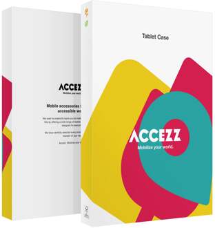 Accezz Classic Tablet Case Samsung Galaxy Tab A9 Plus Tablethoesje Zwart