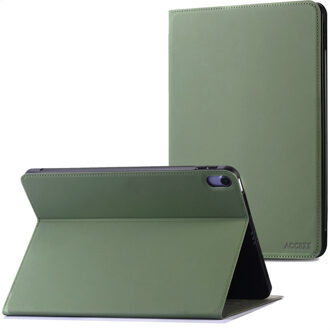 Accezz Classic Tablet Case voor Apple iPad Mini 7 (2024) / iPad Mini 6 (2021) Tablethoesje Groen