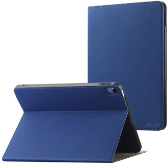 Accezz Classic Tablet Case voor de Apple iPad 11 (2025) 11 inch A16 / iPad 10 (2022) 10.9 inch - Donkerblauw
