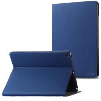 Accezz Classic Tablet Case voor de Apple iPad 9 (2021) 10.2 inch / iPad 8 (2020) 10.2 inch / iPad 7 (2019) 10.2 inch - Donkerblauw