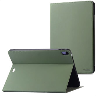 Accezz Classic Tablet Case voor de Apple iPad Air 11 inch (2025) M3 / (2024) M2 / Air 5 (2022) / Air 4 (2020) - Groen