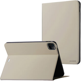 Accezz Classic Tablet Case voor de Apple iPad Pro 11 (2018/2020/2021/2022) / Air 5 (2022) / Air 4 (2020) - Greige Grijs