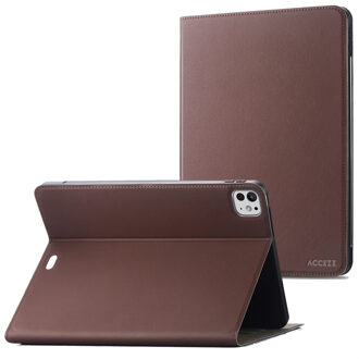 Accezz Classic Tablet Case voor de Apple iPad Pro 11 (2025) M5 / (2024) M4 - Bruin