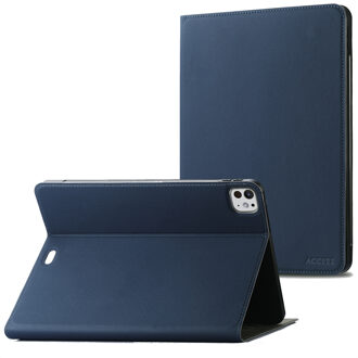 Accezz Classic Tablet Case voor de Apple iPad Pro 11 (2025) M5 / (2024) M4 - Donkerblauw