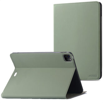 Accezz Classic Tablet Case voor de Apple iPad Pro 12.9 (2022) / Pro 12.9 (2021) / Pro 12.9 (2020) - Groen