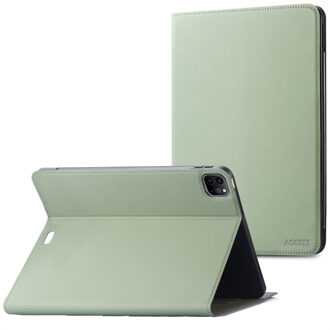 Accezz Classic Tablet Case voor de Apple iPad Pro 12.9 (2022) / Pro 12.9 (2021) / Pro 12.9 (2020) - Groen