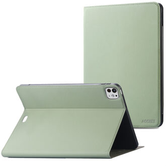 Accezz Classic Tablet Case voor de Apple iPad Pro 13 (2025) M5 / (2024) M4 - Groen
