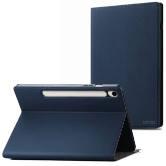 Accezz Classic Tablet Case voor de Samsung Galaxy Tab S10 Lite / S9 11.0 inch / Tab S10 FE / S9 FE 10.9 inch - Donkerblauw