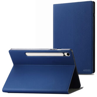 Accezz Classic Tablet Case voor de Samsung Galaxy Tab S10 Lite / S9 11.0 inch / Tab S10 FE / S9 FE 10.9 inch - Donkerblauw