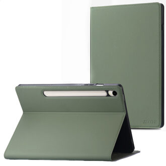 Accezz Classic Tablet Case voor de Samsung Galaxy Tab S10 Lite / S9 11.0 inch / Tab S10 FE / S9 FE 10.9 inch - Groen