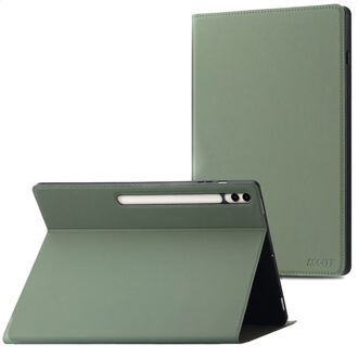 Accezz Classic Tablet Case voor de Samsung Galaxy Tab S10 Plus / Tab S9 FE Plus / Tab S9 Plus - Groen - 12.4