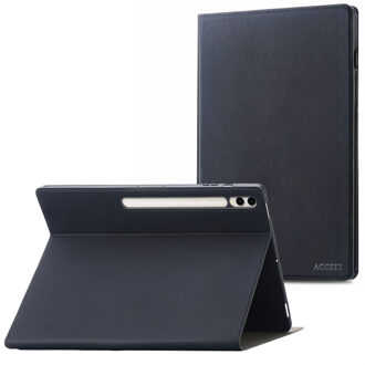Accezz Classic Tablet Case voor de Samsung Galaxy Tab S10 Plus / Tab S9 FE Plus / Tab S9 Plus - Zwart - 12.4
