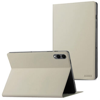 Accezz Classic Tablet Case voor de Samsung Galaxy Tab S11 Ultra - Greige Grijs - 14.6