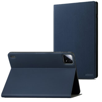 Accezz Classic Tablet Case voor de Xiaomi Pad 6S Pro 12.4 - Donkerblauw