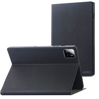 Accezz Classic Tablet Case voor de Xiaomi Pad 7 / 7 Pro / Poco Pad X1 - Zwart - 11.2