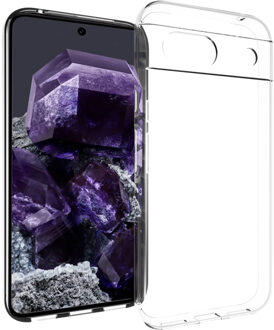 Accezz Clear Backcover Google Pixel 8a Telefoonhoesje Transparant