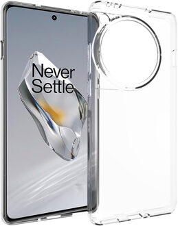 Accezz Clear Backcover OnePlus 12 Telefoonhoesje Transparant