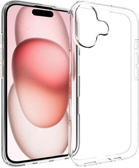 Accezz Clear Backcover voor de Apple iPhone 16 - Transparant