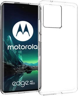 Accezz Clear Backcover voor de Motorola Edge 40 Neo - Transparant