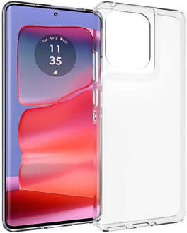 Accezz Clear Backcover voor de Motorola Edge 50 Pro - Transparant