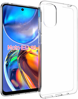 Accezz Clear Backcover voor de Motorola Moto E32 / E32s - Transparant