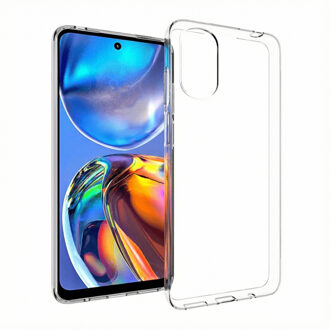 Accezz Clear Backcover voor de Motorola Moto E32 / E32s - Transparant