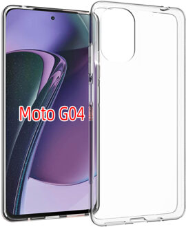Accezz Clear Backcover voor de Motorola Moto G04 / G24 - Transparant