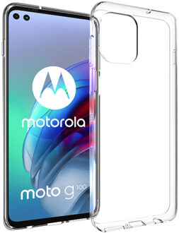 Accezz Clear Backcover voor de Motorola Moto G100 - Transparant