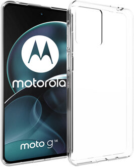 Accezz Clear Backcover voor de Motorola Moto G14 - Transparant