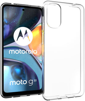 Accezz Clear Backcover voor de Motorola Moto G22 - Transparant