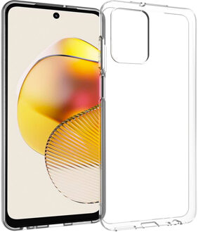 Accezz Clear Backcover voor de Motorola Moto G73 - Transparant