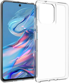 Accezz Clear Backcover voor de Motorola Moto G75 5G - Transparant