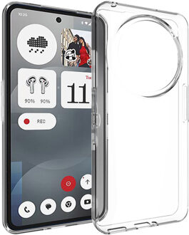 Accezz Clear Backcover voor de Nothing Phone (3a) Pro - Transparant