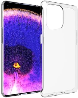 Accezz Clear Backcover voor de Oppo Find X5 5G - Transparant