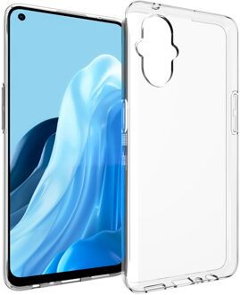 Accezz Clear Backcover voor de Oppo Reno8 Lite - Transparant