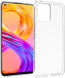 Accezz Clear Backcover voor de Realme 8 (Pro) - Transparant