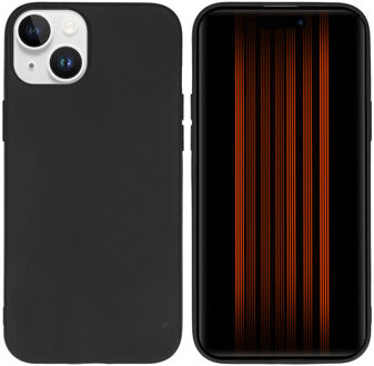 Accezz Color Backcover iPhone 15 Plus Telefoonhoesje Zwart