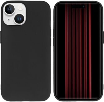 Accezz Color Backcover iPhone 15 Telefoonhoesje Zwart