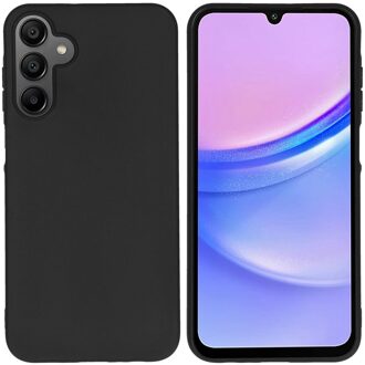 Accezz Color Backcover Samsung Galaxy A15 (5G/4G) Telefoonhoesje Zwart