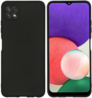Accezz Color Backcover voor de Samsung Galaxy A22 (5G) - Zwart