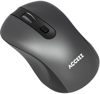 Accezz Draadloze muis - Bluetooth / USB-A adapter - Grijs - One size